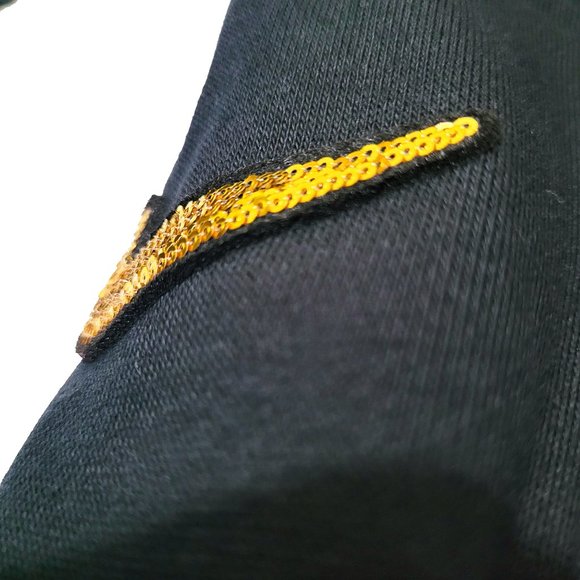 Nike Roswell Rayguns Basketball Hoodie Black Team CV1933-010 Black Gold Orange - Picture 10 of 16